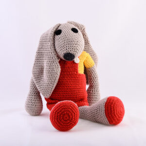 kvačkan zajček, rdeča